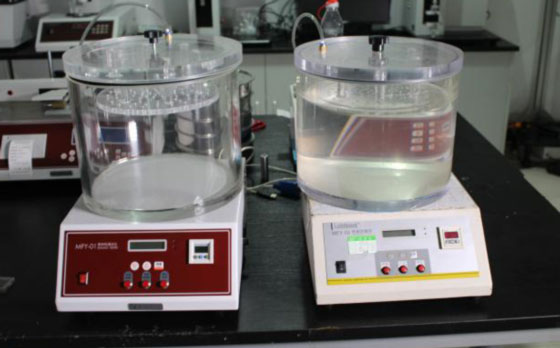 采用賽成MFY-02密封試驗儀，對塑料包裝袋密封性進(jìn)行負(fù)壓法測試過程圖解